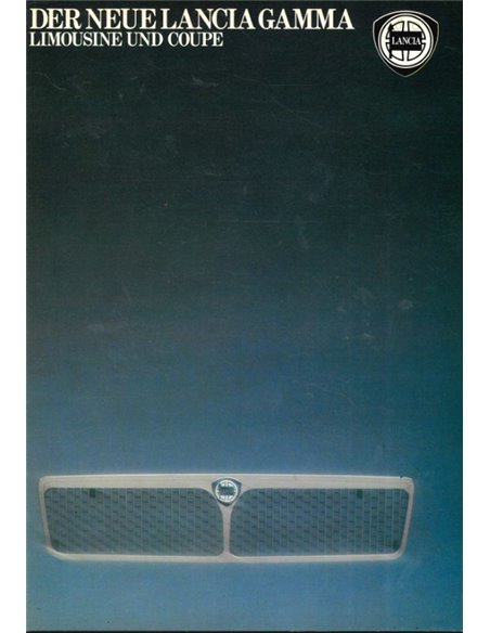 1981 LANCIA GAMMA PROSPEKT DEUTSCH