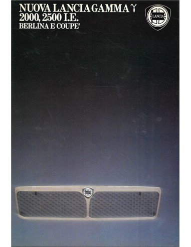 1981 LANCIA GAMMA BERLINA | COUPE BROCHURE GERMAN