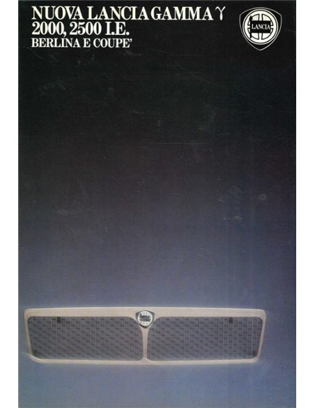 1981 LANCIA GAMMA BERLINA | COUPE BROCHURE GERMAN