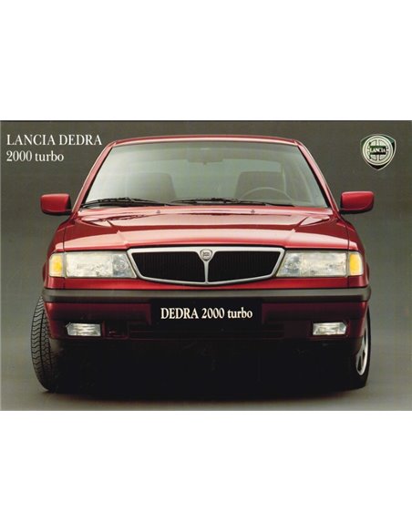 1991 LANCIA DEDRA 2000 PROSPEKT ITALIENISCH