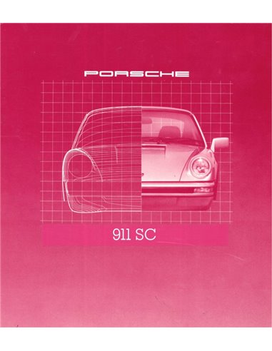 1980 PORSCHE 911 SC PROSPEKT ENGLISCH (USA)