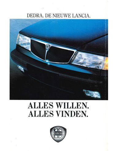 1990 LANCIA DEDRA BROCHURE NEDERLANDS