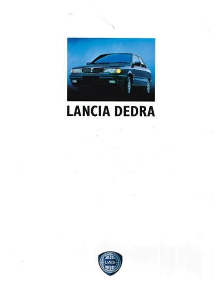 1990 LANCIA DEDRA BROCHURE DUITS
