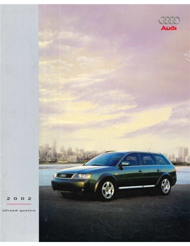 2002 AUDI A6 ALLROAD QUATTRO BROCHURE ENGELS