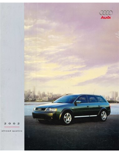 2002 AUDI A6 ALLROAD QUATTRO BROCHURE ENGLISH (US)