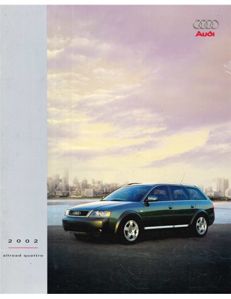2002 AUDI A6 ALLROAD QUATTRO PROSPEKT ENGLISCH (USA)