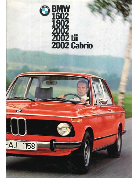 1973 BMW 1602 1802 2002 BROCHURE DUTCH