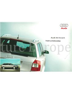 2003 AUDI A4 AVANT INSTRUCTIEBOEKJE NEDERLANDS