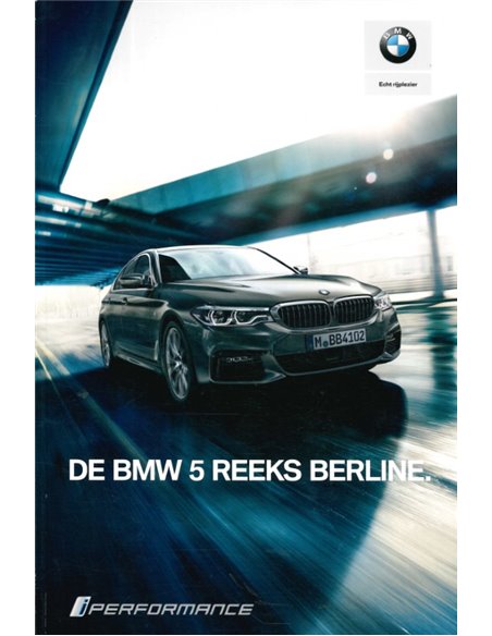 2018 BMW 5 SERIE SEDAN BROCHURE NEDERLANDS