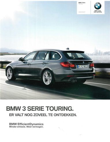 2014 BMW 3 SERIES TOURING BROCHURE DUTCH