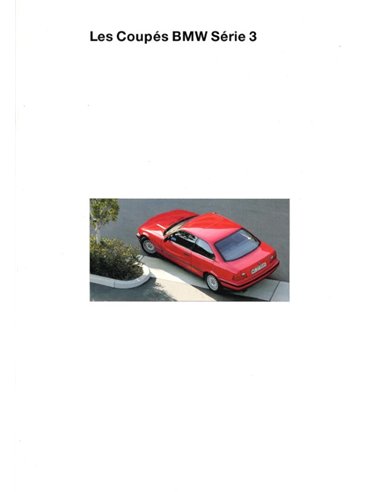 1994 BMW 3 SERIE COUPÉ BROCHURE FRANS