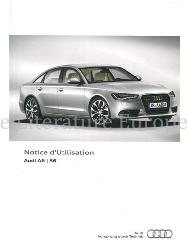 2014 AUDI A6 S6 INSTRUCTIEBOEKJE FRANS