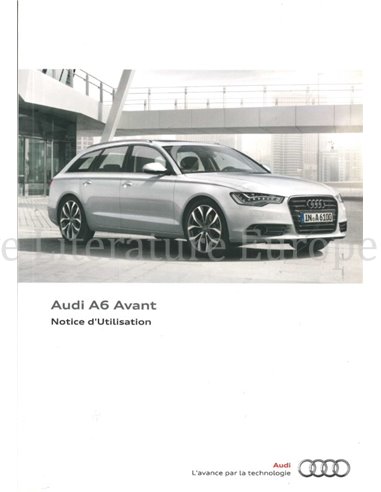 2011 AUDI A6 AVANT OWNERS MANUAL FRENCH