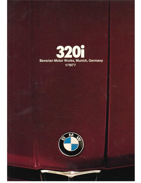 1976 BMW 3 SERIE BROCHURE ENGELS (USA)