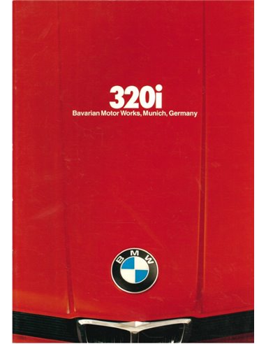 1978 BMW 3 SERIE BROCHURE ENGELS (USA)