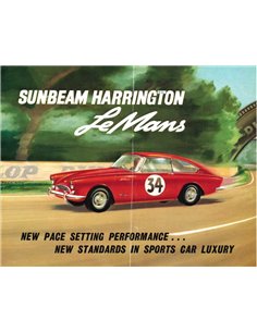 1962 SUNBEAM HARRINGTON LE MANS BROCHURE ENGELS