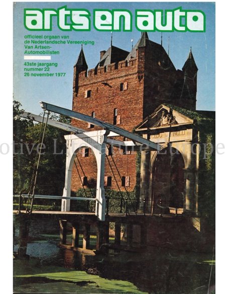 1977 ARTS EN AUTO MAGAZINE 22 DUTCH