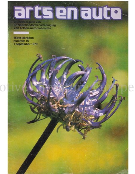 1979 ARTS EN AUTO MAGAZINE 16 DUTCH