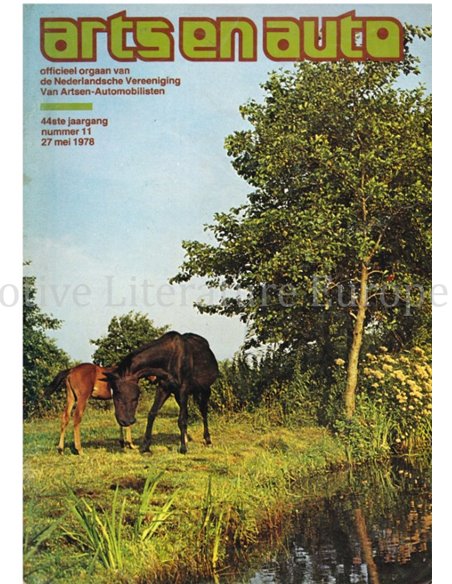 1978 ARTS EN AUTO MAGAZIN 11 NIEDERLÄNDISCH