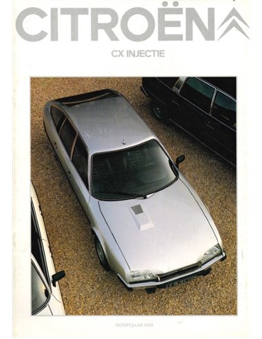 1982 CITROËN CX BROCHURE NEDERLANDS