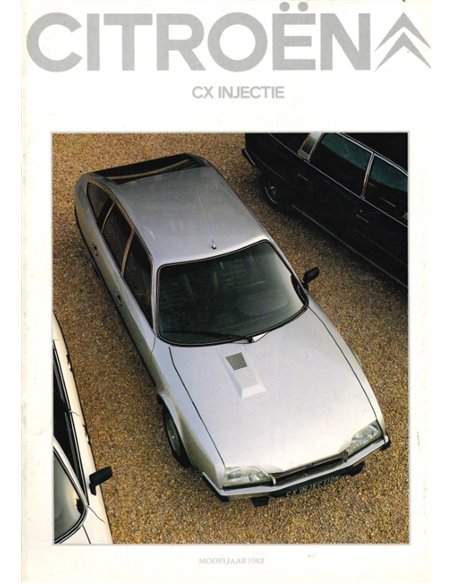 1982 CITROËN CX BROCHURE NEDERLANDS