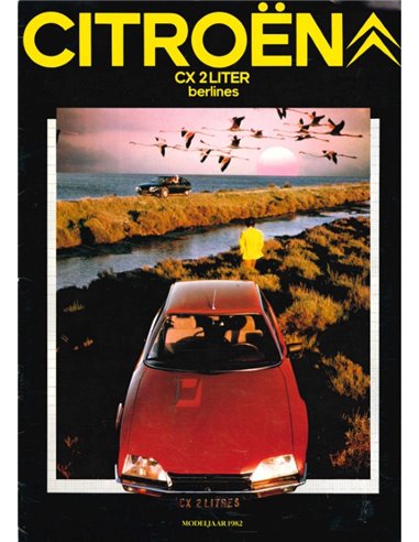 1982 CITROËN CX BROCHURE DUTCH