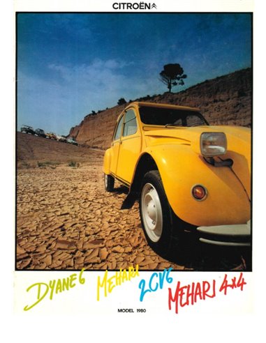 1980 CITROEN RANGE BROCHURE DUTCH