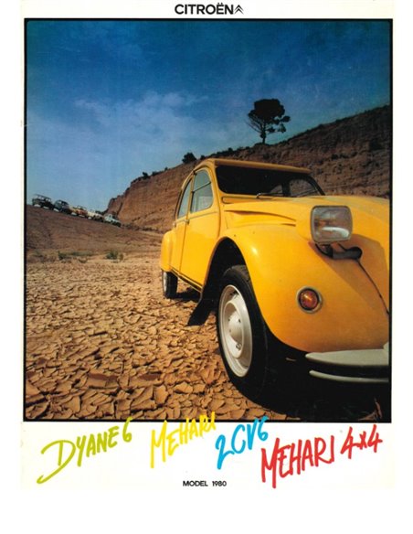 1980 CITROEN RANGE BROCHURE DUTCH