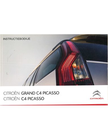 2011 CITROEN C4 PICASSO BETRIEBSANLEITUNG NIEDERLÄNDISCH