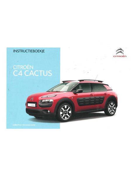 2016 CITROEN C4 CACTUS BETRIEBSANLEITUNG NIEDERLÄNDISCH
