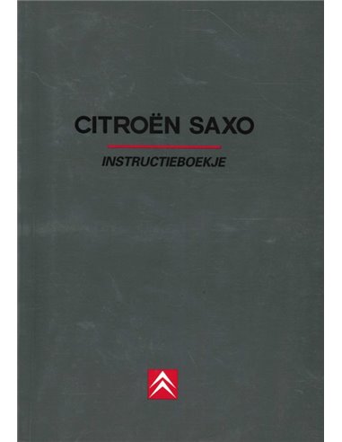 1998 CITROEN SAXO INSTRUCTIEBOEKJE NEDERLANDS