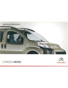 2011 CITROËN NEMO BETRIEBSANLEITUNG NIEDERLÄNDISCH