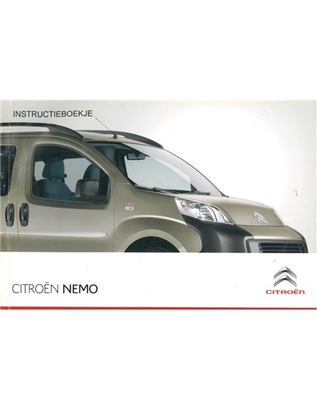 2011 CITROËN NEMO BETRIEBSANLEITUNG NIEDERLÄNDISCH
