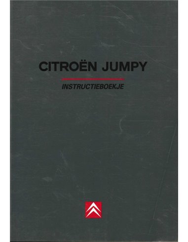 1996 CITROËN JUMPY BETRIEBSANLEITUNG NIEDERLÄNDISCH