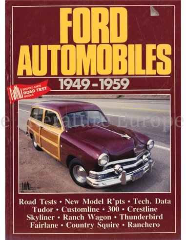 FORD AUTOMOBILES 1949-1959 (BROOKLANDS ROAD TEST)