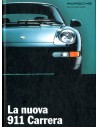 1994 PORSCHE 911 CARRERA HARDCOVER BROCHURE ITALIAANS