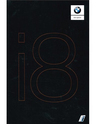 2018 BMW I8 BROCHURE DUTCH