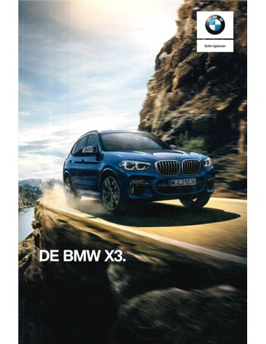 2018 BMW X3 BROCHURE NEDERLANDS