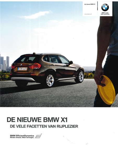 2010 BMW X1 PROSPEKT NIEDERLANDISCH