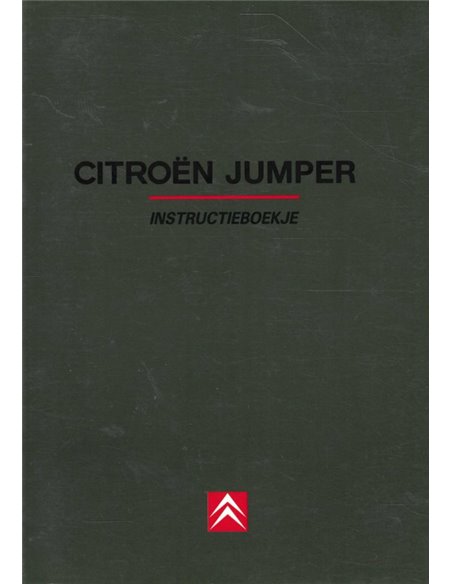 1995 CITROËN JUMPER INSTRUCTIEBOEKJE DUITS