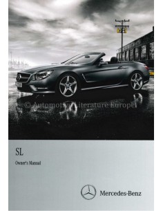 2012 MERCEDES BENZ SL CLASS OWNERS MANUAL ENGLISH
