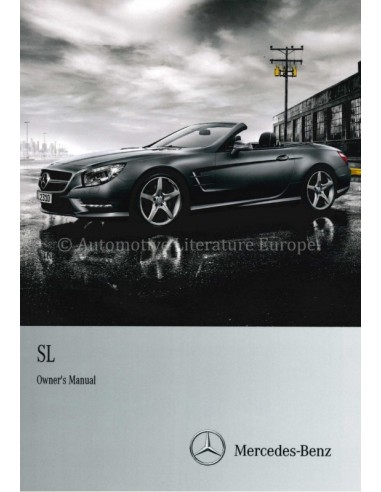 2012 MERCEDES BENZ SL CLASS OWNERS MANUAL ENGLISH