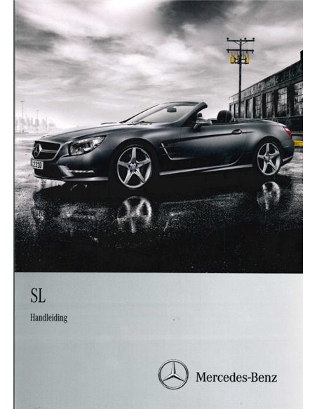 2012 MERCEDES BENZ SL KLASSE INSTRUCTIEBOEKJE NEDERLANDS