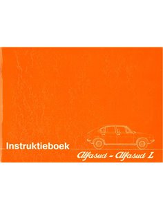 1975 ALFA ROMEO ALFASUD OWNERS MANUAL DUTCH