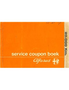 1976 ALFA ROMEO ALFASUD L MAINTENANCE MANUAL DUTCH