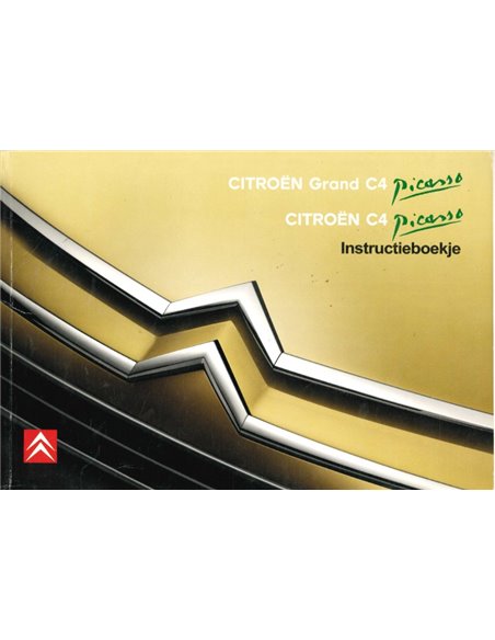 2008 CITROEN C4 (GRAND) PICASSO BETRIEBSANLEITUNG NIEDERLÄNDISCH