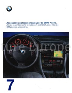 1997 BMW 7 SERIES ACCESSORIES BROCHURE DUTCH