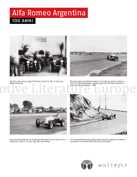 ALFA ROMEO ARGENTINA, 100 ANNI
