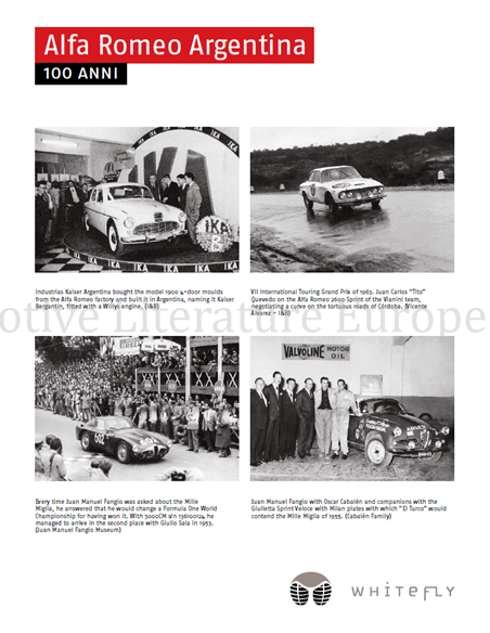 ALFA ROMEO ARGENTINA, 100 ANNI