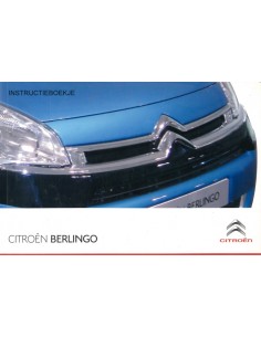 2012 CITROEN BERLINGO OWNERS MANUAL DUTCH